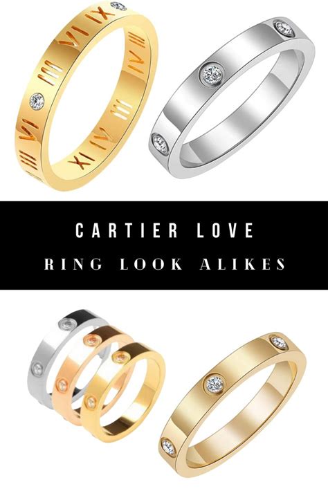 replica love cartier rings|cartier love ring look alike.